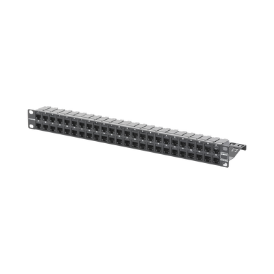 [Z6AS-PNL-U48K] Patch Panel Z-Max de 48 Puertos, Blindado, Precargado con Jacks Categoría 6A, Plano, 1UR