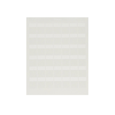 [S100X150YAJ] Paquete de Hojas con 2500 Etiquetas de Identificación Auto-Laminadas para Impresora Láser/Inyección de Tinta, para Cables de 4.1 a 8.1 mm de Diámetro (10 - 6 AWG), Color Blanco