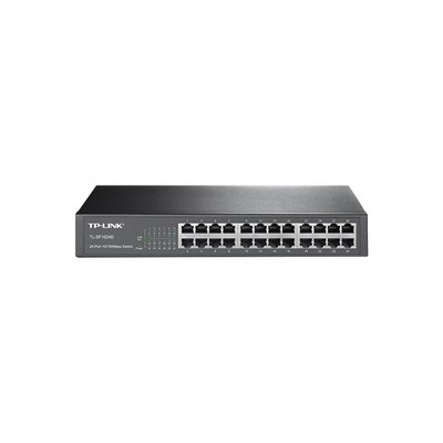[TL-SF1024D] Switch no administrable de 24 puertos 10/100 Mbps para escritorio/rack