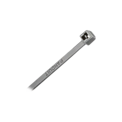 [PLT3I-M8] Cincho de Nylon 6.6, Color Gris, 290 mm largo x 3.7mm ancho, sección transversal intermedia, 1000pz