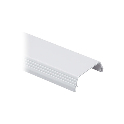 [T45CIW8] Cubierta (Tapa) tipo bisagra para canaleta T-45, de PVC rígido, 60.3 x 19.1 x 2438.4 mm, Color Blanco Mate