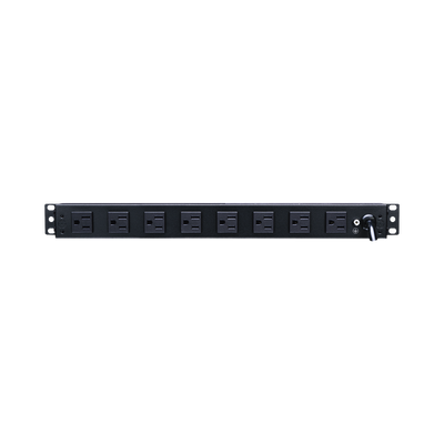 [PDU15B2F8R] PDU Básico Para Distribución de Energía, Con 8 Tomas NEMA 5-15R Traseras y 2 Tomas 5-15R Frontales, 1UR, 15 Amp, 120 Vca