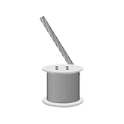 [S-RET-474-CAM] Cable Retenida 7 Hilos, Resistencia 1293 Kg. Diámetro 3/16" (Venta x metro).