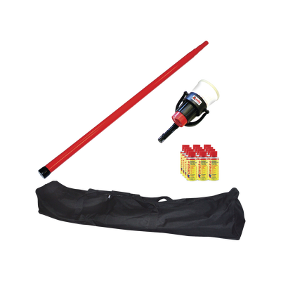[SOLO-809-KIT] Kit De Prueba De Detectores De Humo, Incluye Pértiga Telescópica SOLO-100 4.6m, Dispensador SOLO-330 4", 12 Latas De Humo M8 y Bolsa De Transporte SOLO-604