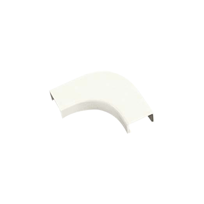 [RAFC10IW-X] Curva de radio controlado, para uso con canaleta LD10, material ABS, Color Blanco Mate