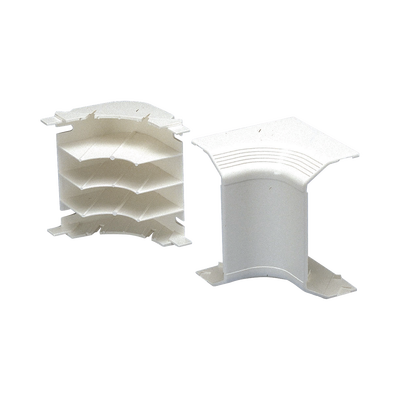 [T70ICIW] Esquinero interior, para uso con canaleta T70, Material PVC Rígido, Color Blanco Mate