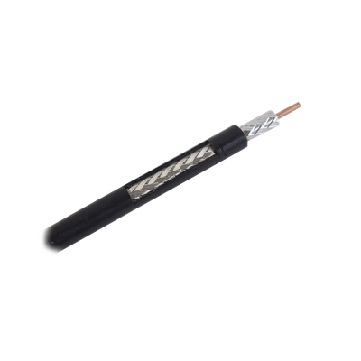 RG-8X, Metro de Cable Coaxial de Baja Pérdida, Malla de Aluminio, Conductor Central de Cobre, 50 Ohms