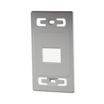 [MX-FP-S-02-02] Placa de Pared Modular MAX, de 2 Salidas, Color Blanco