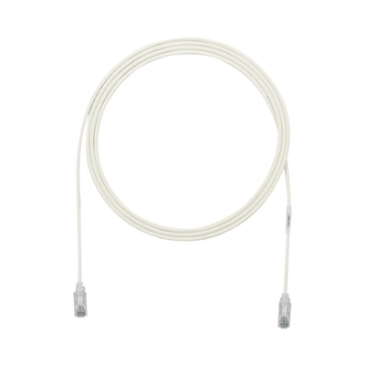 [UTP28SP7GY] Cable de Parcheo TX6, UTP Cat6, Diámetro Reducido (28AWG), Color Gris, 2.13 Metros (7 Pies)