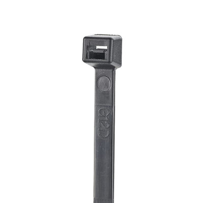 [S6-18-C0] Cincho de Nylon 6.6 StrongHold™, 160mm largo x 2.5mm ancho, Color Negro, Exterior Resistente a Rayos UV, Paquete de 100pz