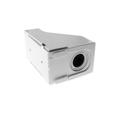 [DCEFXIW-X] Accesorio Para Techo Falso/Entrada, Con Conexión Tubería 1/2 a 1 In, Compatible con Canaletas LD3, LD5 y LD10, Color Blanco Mate