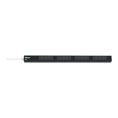 [P16B07M] PDU Básico para Distribución de Energía, Enchufe de Entrada NEMA 5-20P, Con 16 Contactos NEMA 5-20R, de Instalación Vertical, 20 Amp, 120 Vca