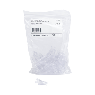 [P6U-BOOT] Bota Protectora Opcional, Para Plug P6U-8-8 de Siemon, Bolsa con 50 Piezas