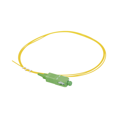 [LP-FO-SCA-01] Pigtail de Fibra Óptica Monomodo SC/APC, Simplex de 1 Metro (3.28 Pies)