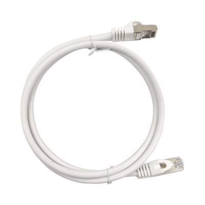[LP-STP-6A-700WH] Patch Cord Cat6A 10G Blindado 7.0 Metros (22.96 Pies) Blanco