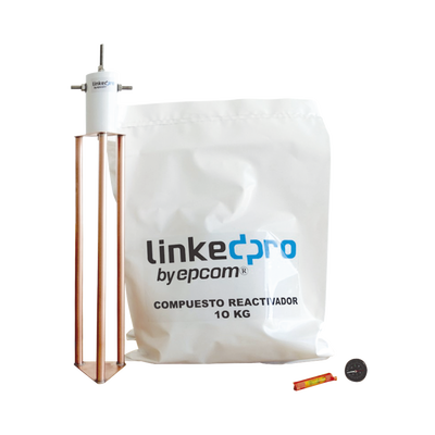 [LP-GROUND-30A] Electrodo para Corriente Máxima de 30 Amp. con Compuesto Mejorador de Terreno