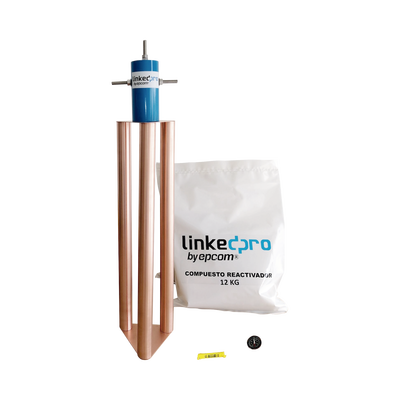 [LP-GROUND-200A] Electrodo para Corriente Máxima de 200 Amp. con Compuesto Mejorador de Terreno