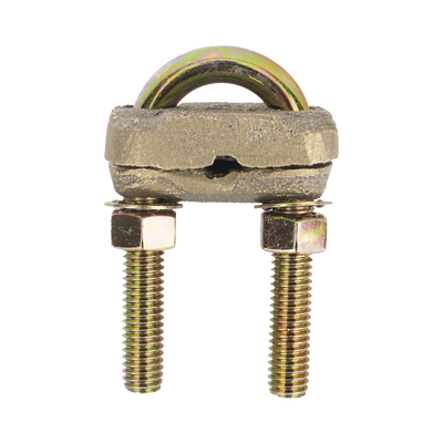 [LP-CV-20] Conector Tipo Perro para Varilla 5/8" a Cable Calibre 4  a 2/0 AWG