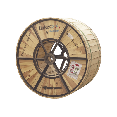 [OC-ADSS-24C-S100/4KM] Carrete de 4 km de Fibra Óptica Aérea (ADSS) G.652D, Monomodo de 24 Hilos, Exterior, Span 100, Loose Tube