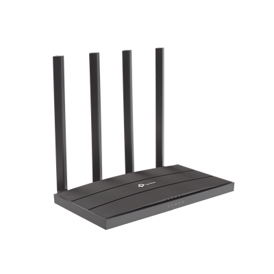 [ARCHERC80] Router inalámbrico WiFi 5 ac / Wave 2 MU-MIMO 3x3 1900 Mbps / Doble Banda 2.4 y 5 GHz / 1 puerto WAN 10/100/1000 Mbps / 4 puertos LAN 10/100/1000 Mbps / Tecnología Smart Connect / Compatible con EasyMesh