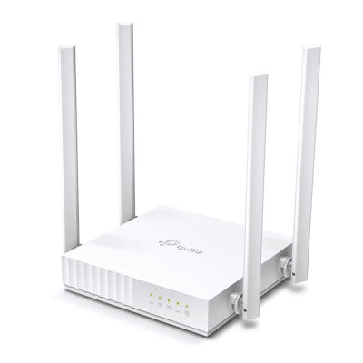 [ARCHERC24] Router Inalámbrico AC750 / 2.4 GHz y 5 GHz Hasta 733 Mbps / 4 Antenas Externas Omnidireccional / 3 Modos en 1 / 4 Puertos LAN 10/100 Mbps / 1 Puerto WAN 10/100 Mbps / Soporta AgiNet Config - AgiNet ACS (Herramienta de gestión remota)