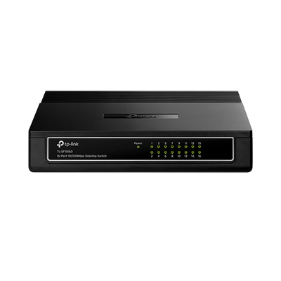 [TLSF1016D] Switch no administrable de 16 puertos 10/100 Mbps para escritorio