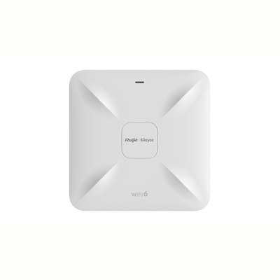 [RG-RAP2260(E)] Punto de Acceso Mesh Wi-Fi 6 para Interior, se Instala en Techo o Pared, hasta 512 Usuarios y 3.2 Gbps, Doble Banda 802.11ax MU-MIMO 4x4