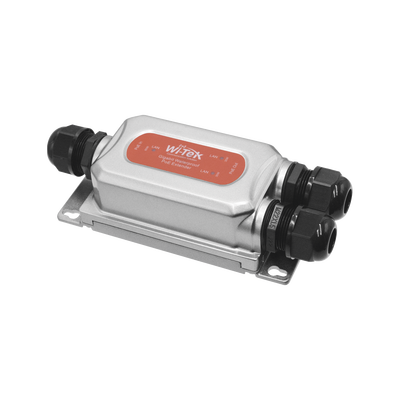 [WI-POE21E-O] Extensor PoE para exterior / Entrada PoE de 60W y 2 salidas PoE de 30W / Protección IP68 / Ideal Para Aplicaciones de CCTV