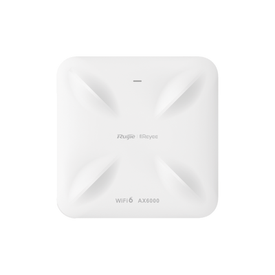 [RG-RAP2260(H)] Punto de Acceso Mesh Wi-Fi 6 con doble puerto multi-gigabit 2.5G Interior en Techo hasta 5.9 Gbps, doble banda 802.11 AX6000 MU-MIMO 4x4