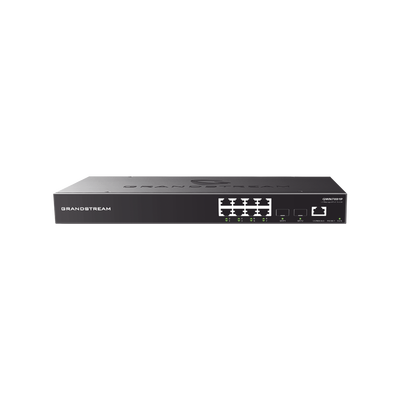[GWN7801P] Switch PoE+ Gigabit Administrable / 8 puertos 10/100/1000 Mbps + 2 Puertos SFP Uplink / Hasta 120W / Compatible con GWN Cloud.