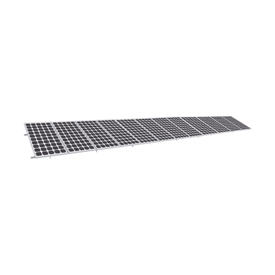 [KIT12PVEKTOR8R] Montaje para Panel Solar, Riel "8" de 5400mm para Módulos con Espesor de 35mm, Velocidad de Viento Máx. 136km/h (20° a 45°)