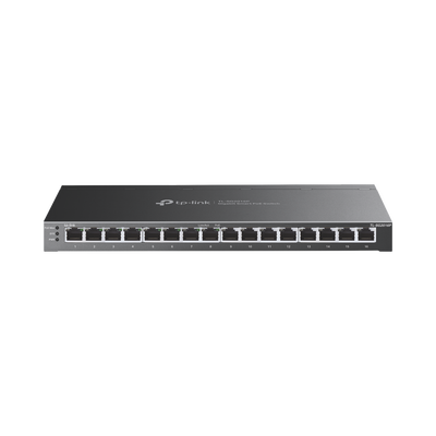 [TL-SG2016P] Switch Omada SDN Administrable 16 puertos 10/100/1000 Mbps / 8 Puertos PoE Inteligente af/at / Administración centralizada OMADA SDN / Presupuesto PoE 120W