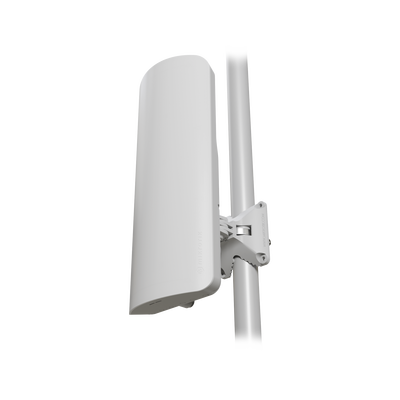 [L22UGS-5HAXD2HAXD-15S] (mANTBox ax 15s) Punto de Acceso  Sectorial de 120°/ WiFi 6 Doble Banda 2.4Ghz y 5Ghz/Antena Integrada 15 dBi/Con 1 Puerto  Ethernet PoE In + 1 puerto SFP 2.5Gbps