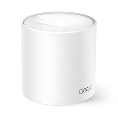 [DECOX10] Routers Inalámbrico MESH Interior para Hogar / Doble Banda Wi-Fi 6 AX1500 Mbps / 2 Puerto Gigabit WAN/LAN / 2 Antenas Internas / Administración Mediante la App Deco (iOS, Android) / Protección HomeShield