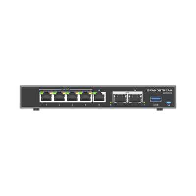 [GCC6010] 4 en 1: Firewall Nueva Generación, Router, PBX IP, Switch Gigabit de 5 Puertos (4 PoE) y 2 Puertos SFP 2.5 Gigabit
