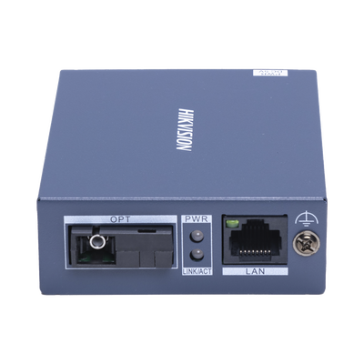 [DS-3D01R-A(B)] Convertidor Fibra Óptica / Receptor / Monomodo (RX) / 1 Puerto SFP (SC) 100 Mbps / 1 Puerto RJ45 10/100 Mbps / HASTA 20 KM / Plug and Play