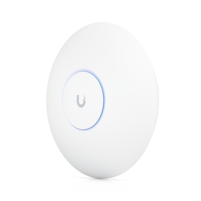 [U7-PRO-MAX] Access Point UniFi U7 Pro Max con 8 streams espaciales / para Techo o Pared / Tribanda (2.4/5/6GHz) / Radio Dedicado a Escaneo Espectral / Puerto 2.5 GbE / +500 clientes / POE+ (No incluido) / Para alta densidad de usuarios en escenarios exigentes 