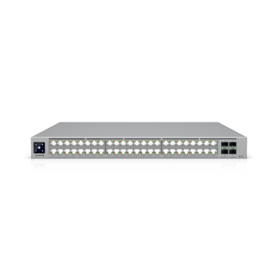 [ECS-48-POE] Enterprise Campus 48 PoE, Switch Empresarial Etherlighting™ PoE+++ Capa 3 de 48 Puertos (32 x 10 GbE y 16 x 2.5 GbE) y 4 Puertos SFP28 de 25 G de Alta Disponibilidad