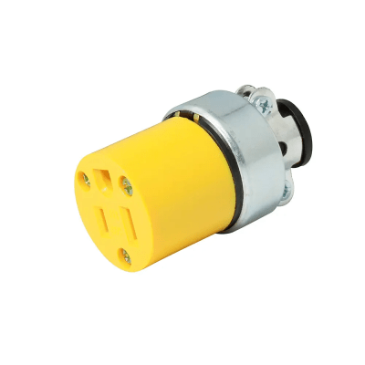 [SYS-136407] Contacto Blindado Aterrizado / 15 A 125 V / 50/60 Hz / ABS/ Metal / Color Amarillo.