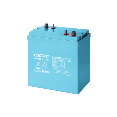 [PL2256EV] Batería Marina de  Ciclo Profundo 6V@225Ah, AGM-VRLA Terminal F22(m8), F14, 1035A CCA/  Montacargas. / Plataformas Genie /Maquina Jenny, Carritos de Golf