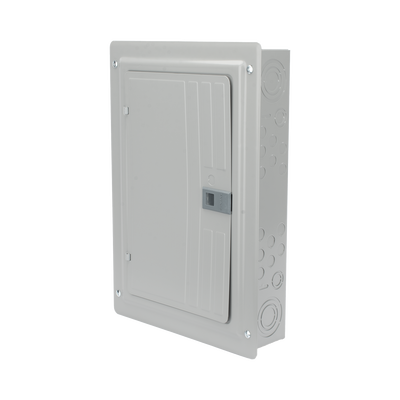 [S1224L3125] Centro de carga trifásico 3 Fases, 4 Hilos para interruptores QP, de 12 polos - 24 circuitos, 120/240vca, Barras de aluminio 125 Amp, Nema 1, uso interior. Incluye tapa.