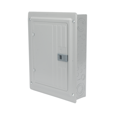 [SN1224L1125] Centro de carga monofásico 1 Fase, 3 Hilos para interruptores QP, de 12 polos - 24 circuitos, 120/240vca, Barras de aluminio 125 Amp, Nema 1, uso interior. Incluye tapa.