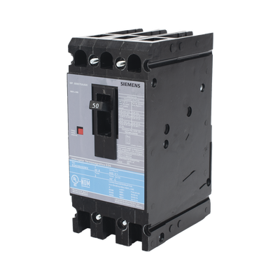 [ED63B050MX] Interruptor Termomagnético ED6 600V 3X50A, Sin zapatas principales.