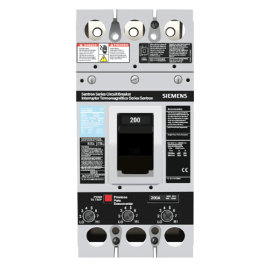 [FXD63B200L] Interruptor Termomagnético 600V 3X200A, Con zapatas principales.