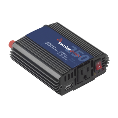[SAM-250-12] Inversor de Corriente (CD-CA) Potencia Nominal 250 W, Ent:12Vcc, Sal: 115Vca 60 Hz