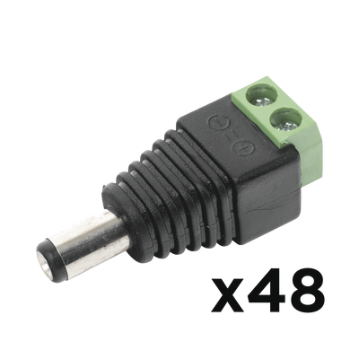 [PAQ48JR52] KIT DE 48 CONECTORES MACHO JR52 PARA ALIMENTACIÓN A 12 Vcc