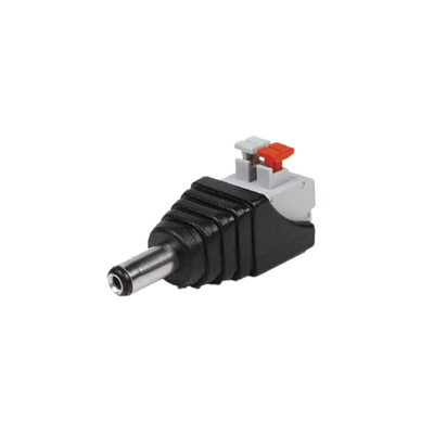[JR52X] Adaptador Tipo Jack de 3.5 mm Macho Polarizado de 12 Vcc con Terminales de Presión