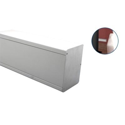 [INKA-151-F] Tapa final de Aluminio,  para canaleta INKA151 (8490-81001) 