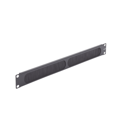 [PNL-BRSH-1] Tapa Ciega para Rack de 19in, Tipo Cepillo de Nylon, para Paso de Cables y Mejor Manejo Térmico, Color Negro, 1UR