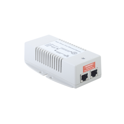 [TP2448GDHP] Inyector POE para Aplicación Solar, Entrada 18-36 Vcc, Salida en 56 Vcc, 802.3 af/at, 10/100/1000 Mbps, Hasta 35 Watts